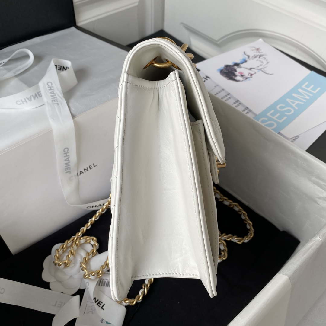 CN AS3932 Flap Classic Bag CF Lambskin White Gold 6 chanel as3932 flap classic bag cf lambskin white gold 006 luxibags.ru .jpg