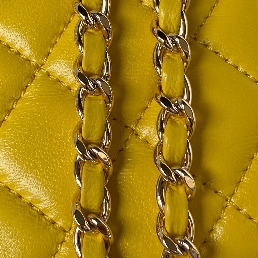 CN AS4141 Camellia Embossed With top Handle Bag Yellow 6 chanel as3970 flap bag with top handle lambskin gold tone metal yellow 006 luxibags.ru .jpg