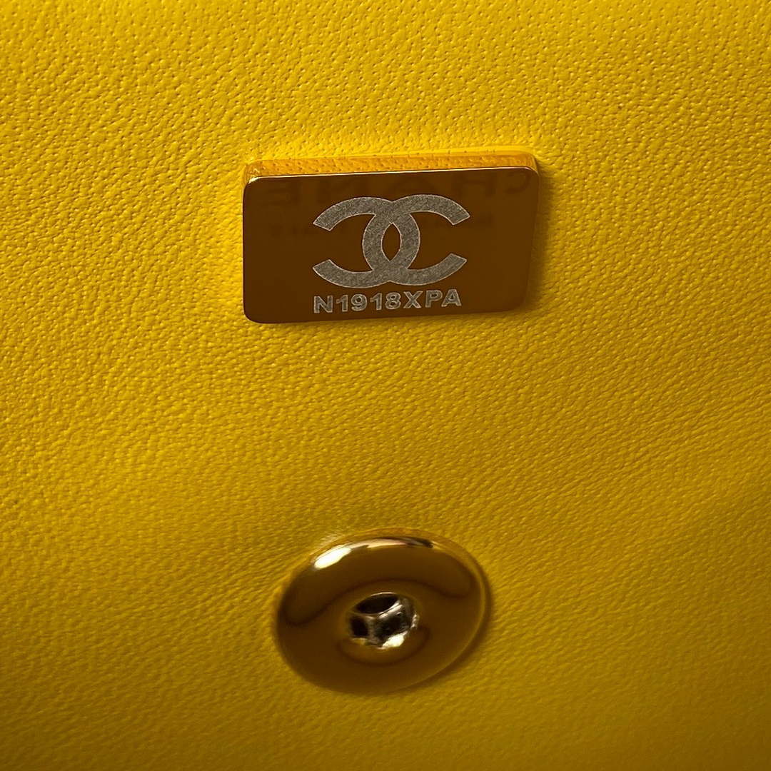 CN AS4141 Camellia Embossed With top Handle Bag Yellow 9 chanel as3970 flap bag with top handle lambskin gold tone metal yellow 009 luxibags.ru .jpg