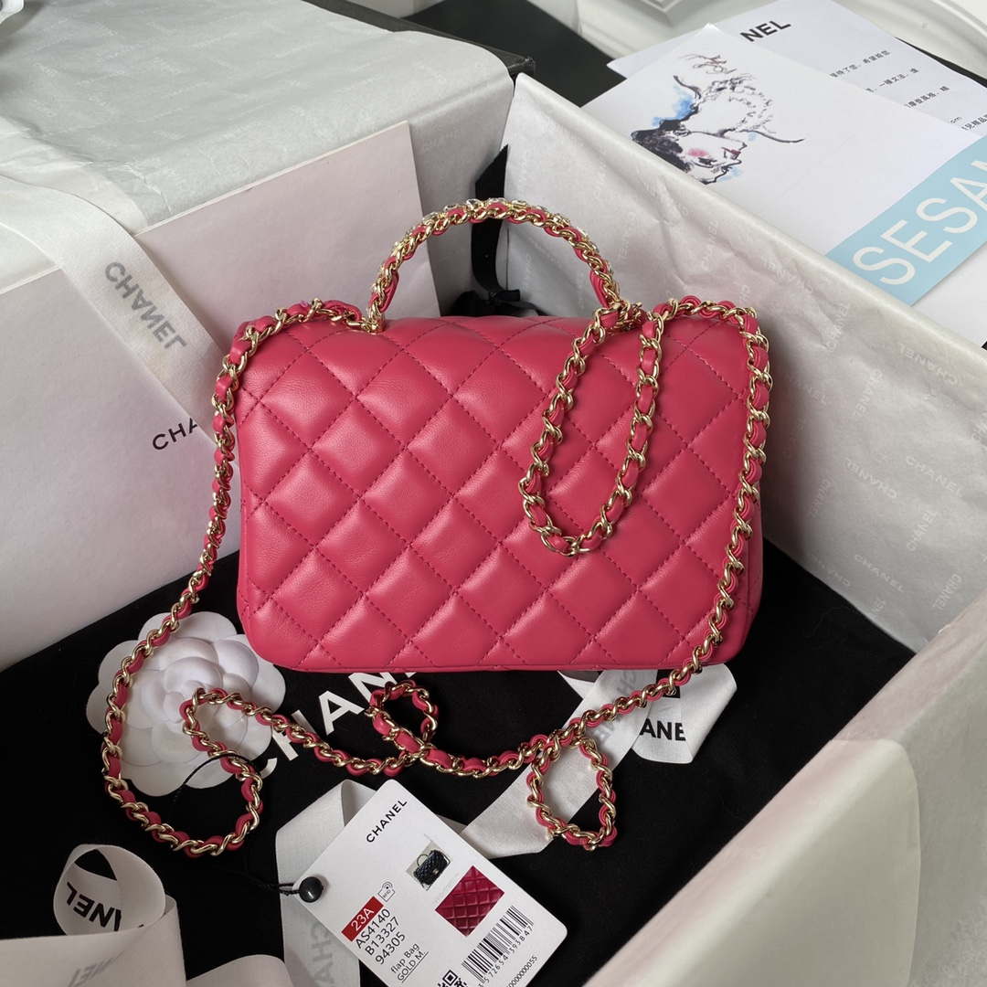 CN AS4140 Camellia Embossed With top Handle Bag Rose red 2 chanel as4140 camellia embossed with top handle bag rose red 002 luxibags.ru .jpg