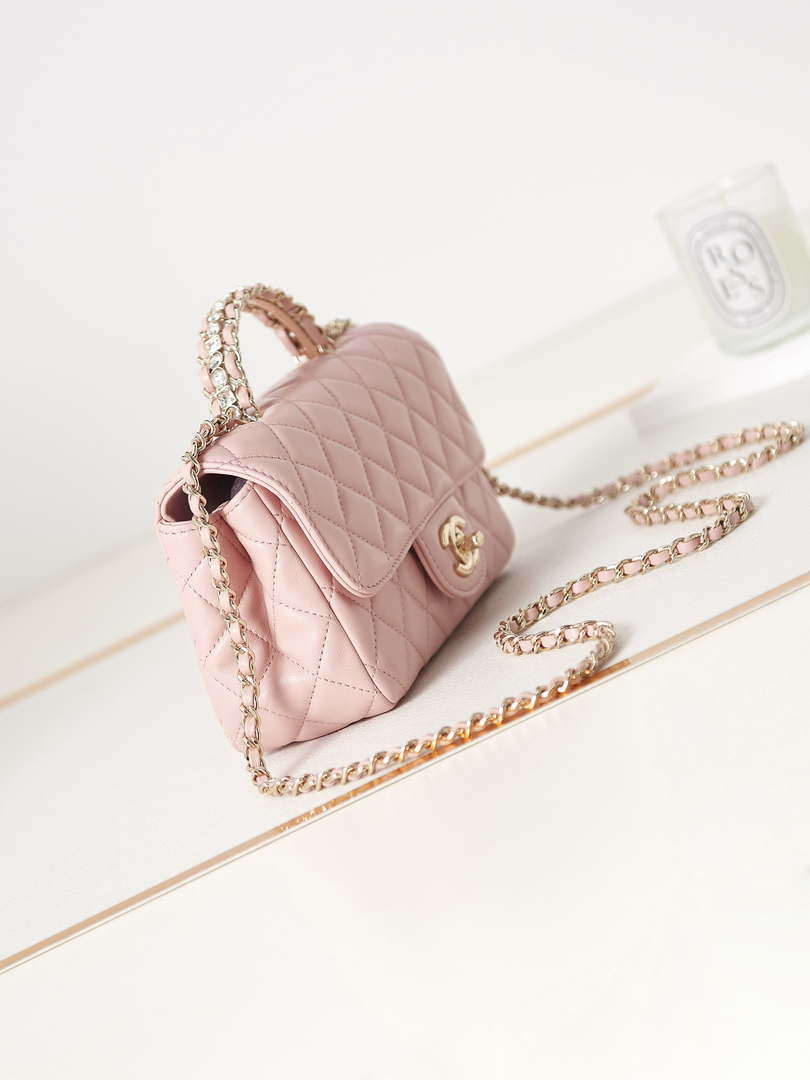 CN AS4141 Camellia Embossed Flap With top Handle Bag Pink 3 chanel as4141 camellia embossed with top handle bag pink 003 luxibags.ru .jpg