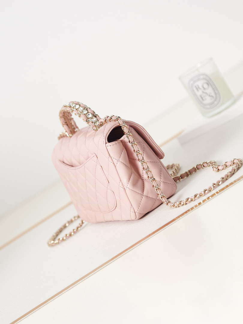 CN AS4141 Camellia Embossed Flap With top Handle Bag Pink 4 chanel as4141 camellia embossed with top handle bag pink 004 luxibags.ru .jpg