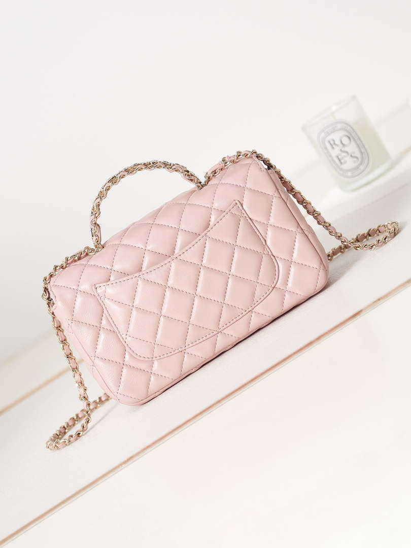 CN AS4141 Camellia Embossed Flap With top Handle Bag Pink 5 chanel as4141 camellia embossed with top handle bag pink 005 luxibags.ru .jpg