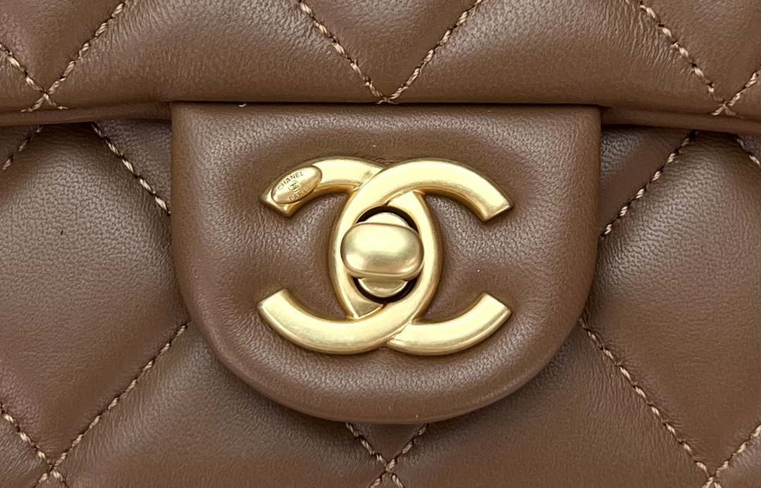 CN AS4151 Small Flap Bag With Top Handle Lambskin & Wenge Wood Brown 4 chanel as4151 small flap bag with top handle lambskin wenge wood brown 004 luxibags.ru .jpg