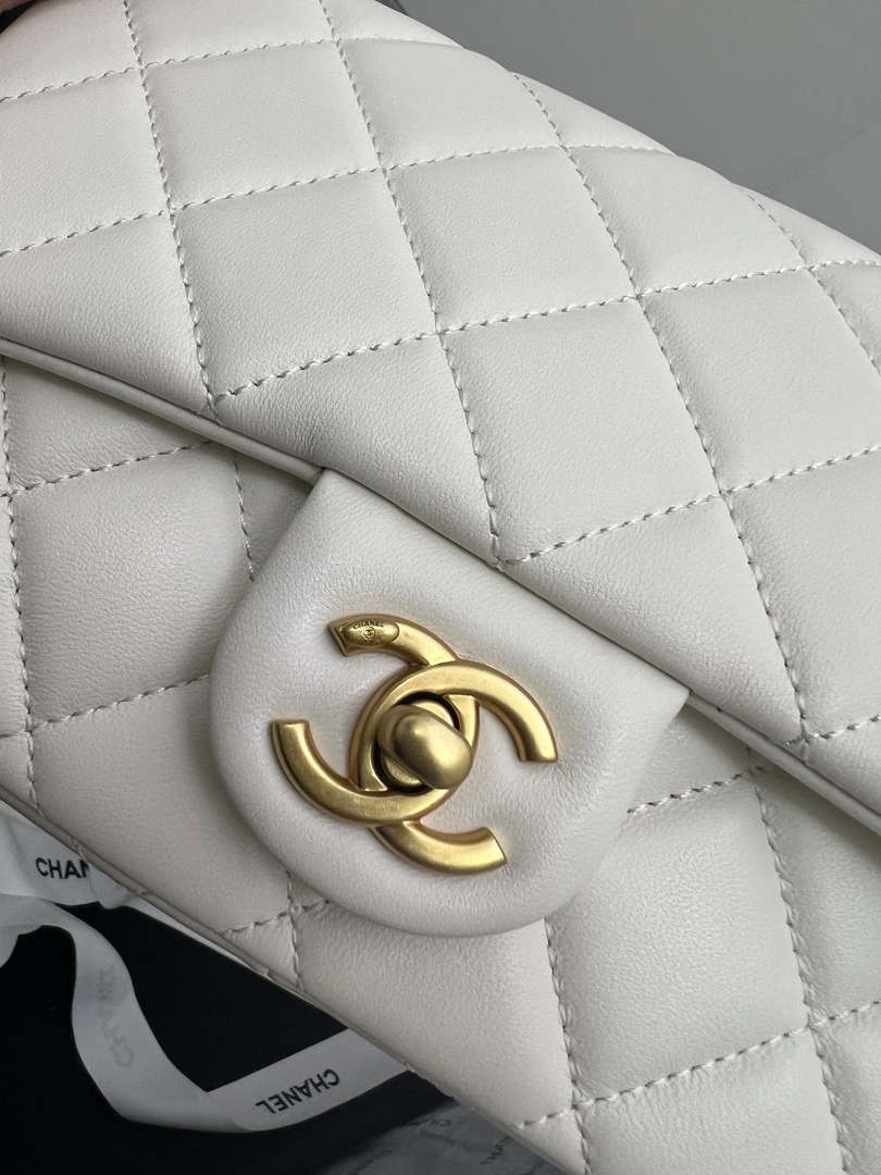 CN AS4151 Small Flap Bag With Top Handle Lambskin & Wenge Wood White 5 chanel as4151 small flap bag with top handle lambskin wenge wood white 005 luxibags.ru .jpg
