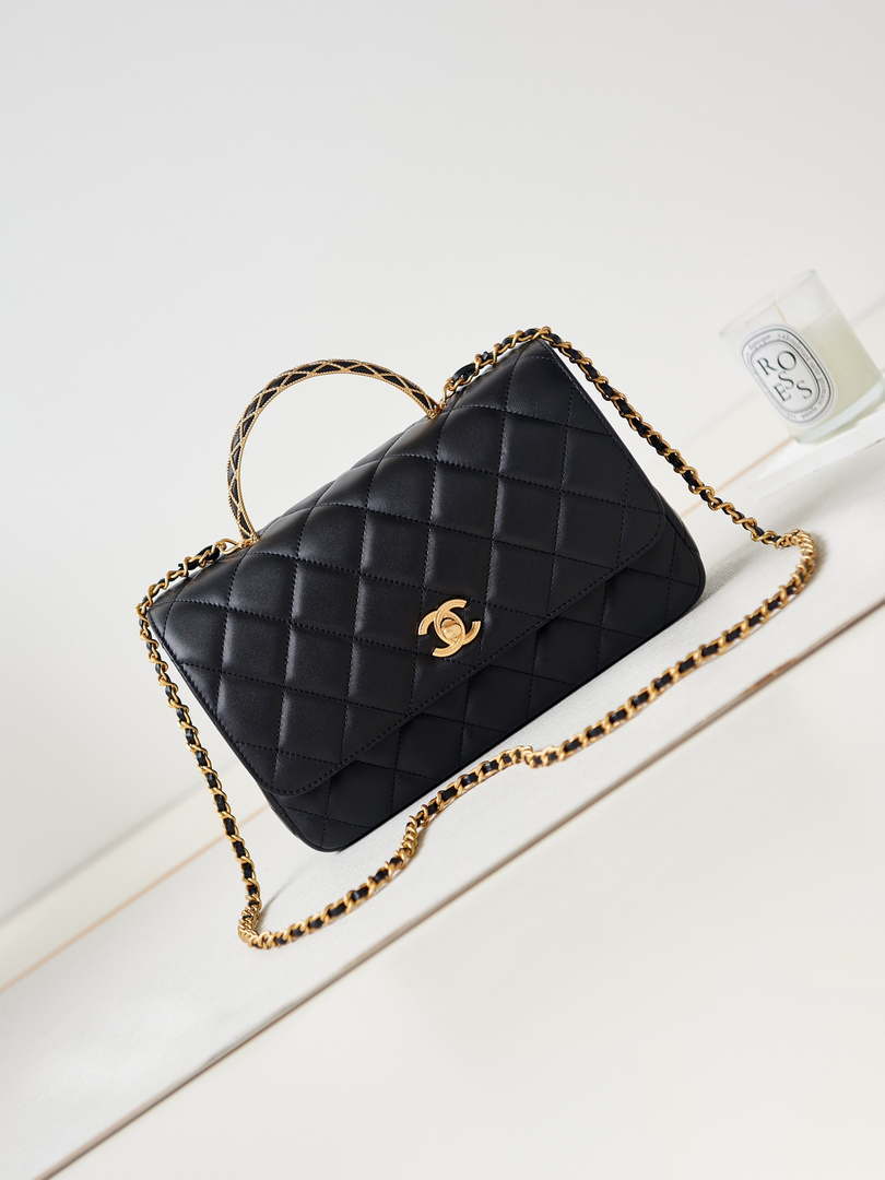 chanel as4232 small flap bag with top handle lambskin black 001 luxibags.ru .jpg