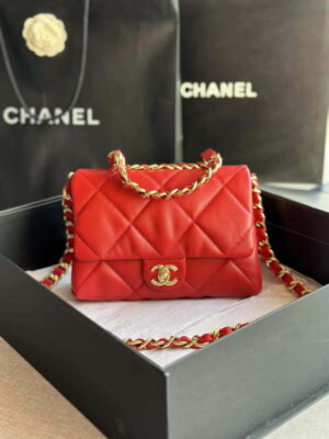 chanel flap bag lambskin as3498 red 011 luxibags.ru .jpg