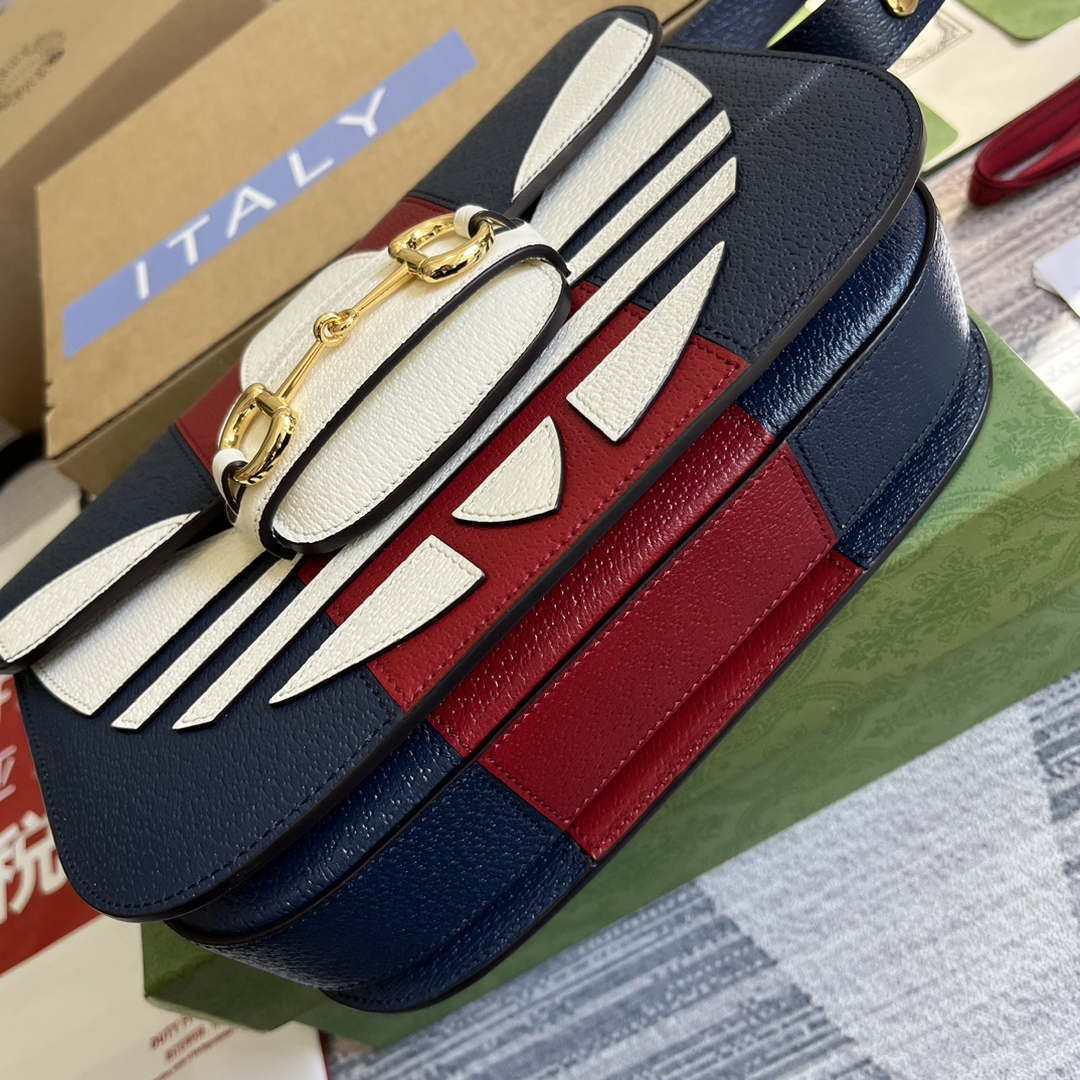 GG 602204 Adidas X GG GG Horsebit 1955 Small Bag Navy& White 6 gucci 602204 adidas x gucci gucci horsebit 1955 small bag navy white 006 luxibags.ru .jpg
