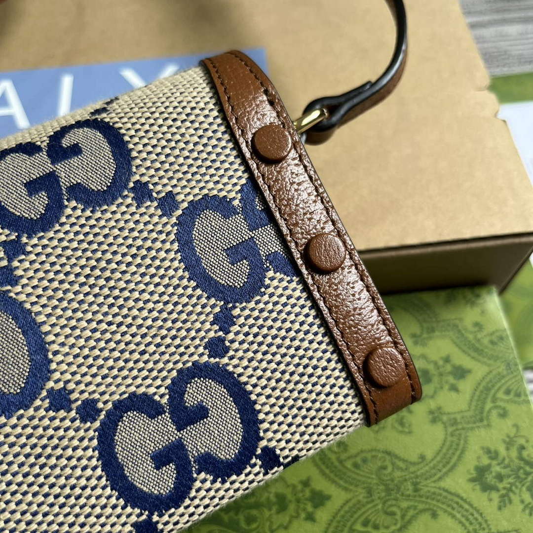 GG 699296 GG Horsebit 1955 Jumbo GG Mini Bag Blue big G 3 gucci 699296 gucci horsebit 1955 jumbo gg mini bag blue big g 3 luxibags.ru .jpg