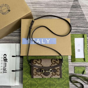gucci 699296 gucci horsebit 1955 jumbo gg mini bag brown big g 1 luxibags.ru .jpg