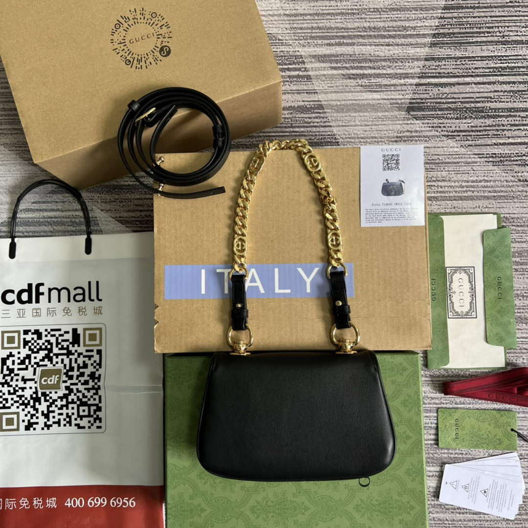 GG 724645 GG Blondie Mini Shoulder Bag Black 2 gucci 724645 gucci blondie mini shoulder bag black 2 luxibags.ru .jpg