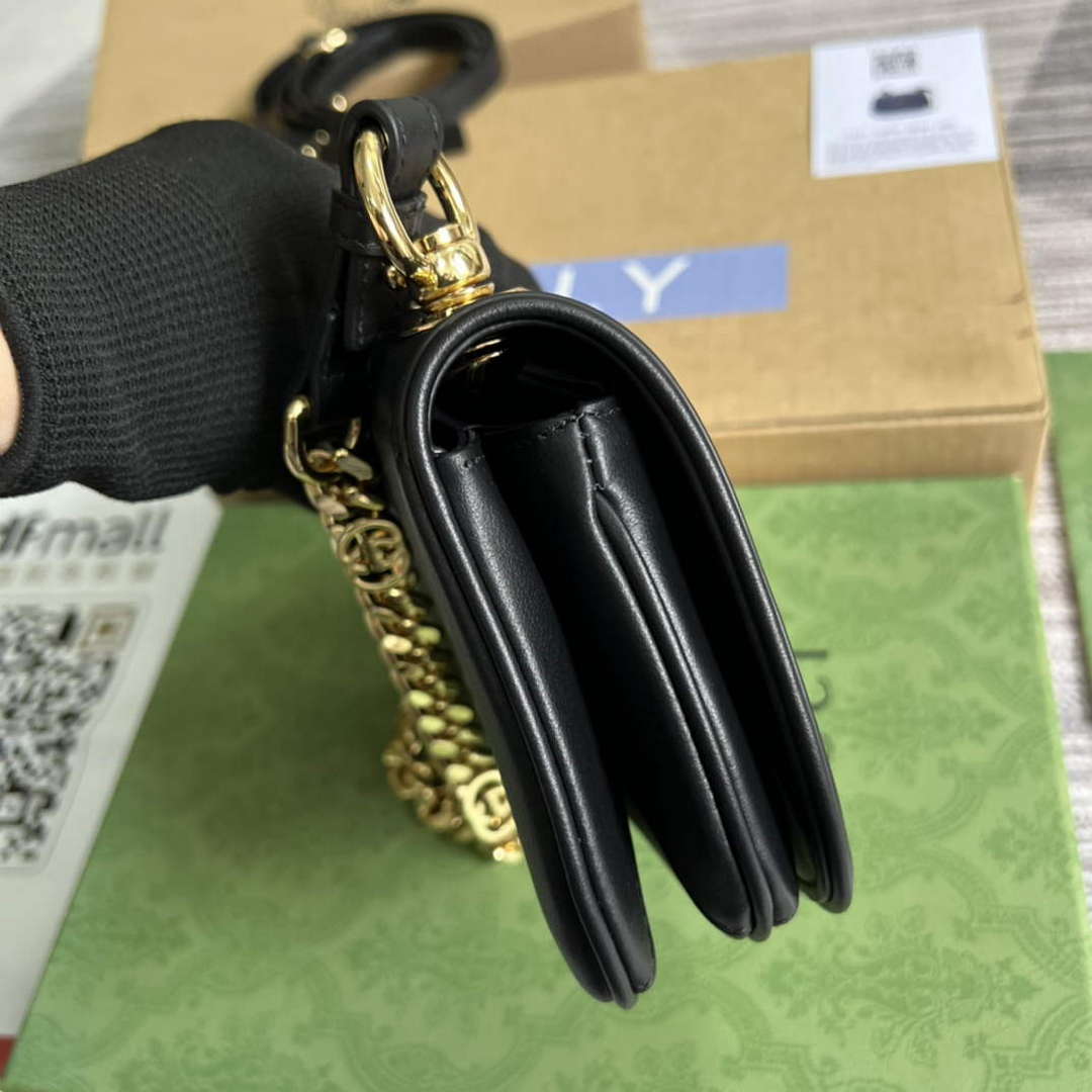 GG 724645 GG Blondie Mini Shoulder Bag Black 3 gucci 724645 gucci blondie mini shoulder bag black 3 luxibags.ru .jpg