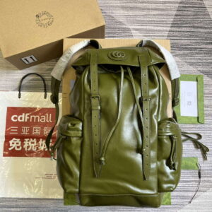 gucci 725657 backpack with tonal double g forest green 1 luxibags.ru .jpg