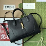 gucci 727810 jackie 1961 small natural grain tote in black leather 001 luxibags.ru .jpg