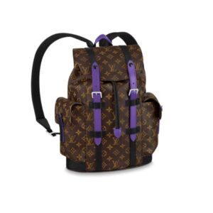 louis vuitton christopher backpack monogram macassar canvas brown and purple 45cm m46247 z8wsg.jpg
