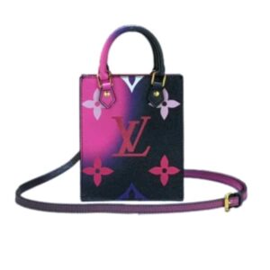louis vuitton petit sac plat monogram black and pink 17cm qqkno.jpg