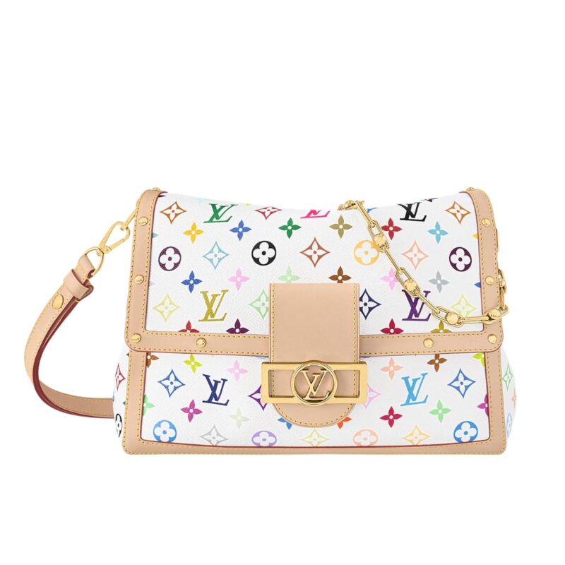 louis vuitton x murakami dauphine soft gm monogram canvas white 25cm m13255 pugc8.jpg