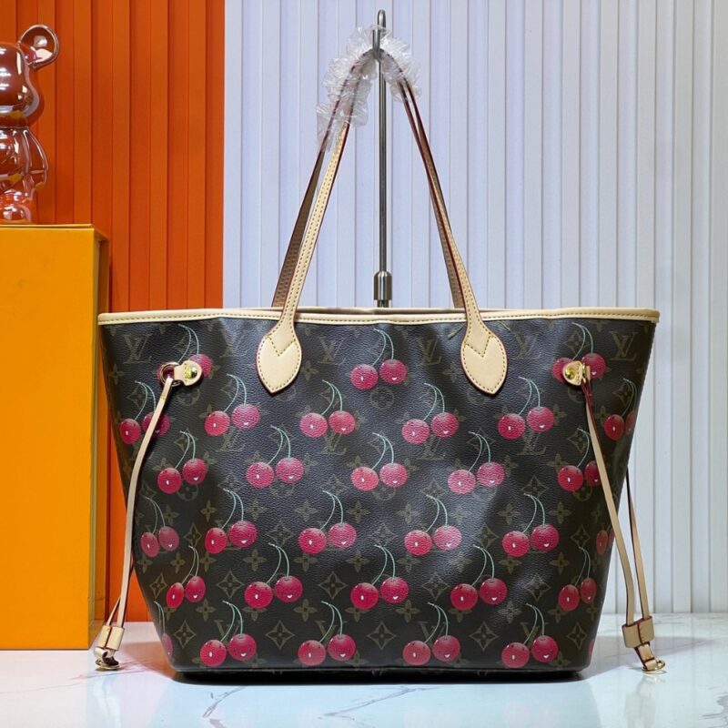 louis vuitton x takashi murakami monogram cerise neverfull mm brown 31cm m13263 4zyxx.jpg