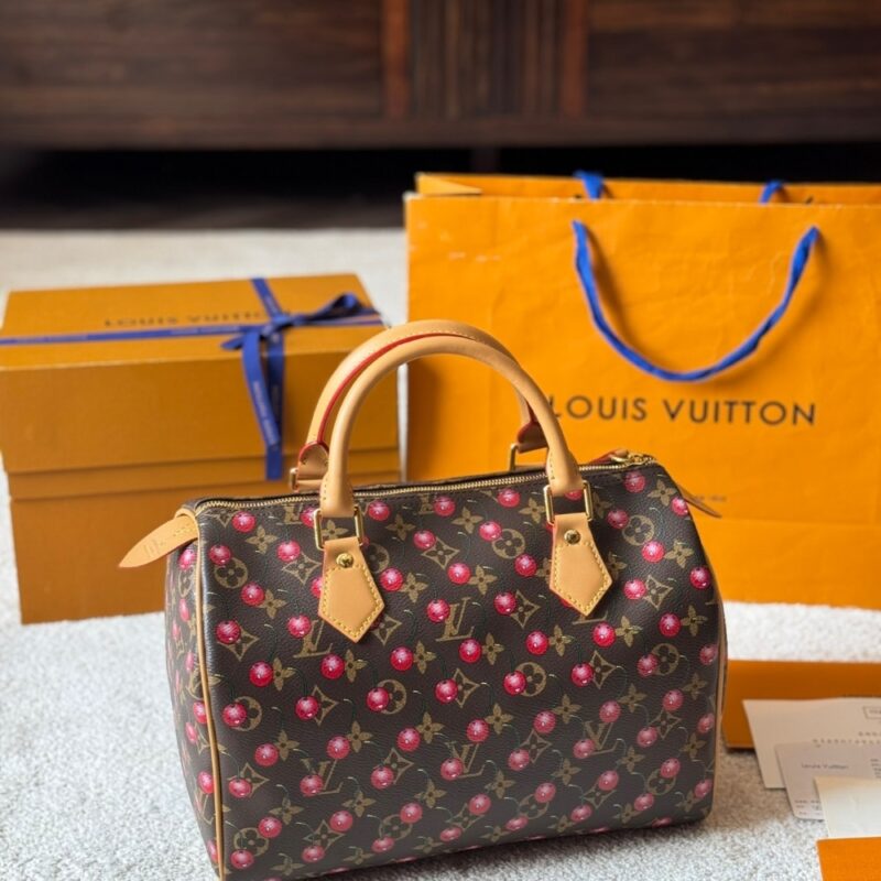 louis vuitton x takashi murakami monogram cerise speedy 25 gold hardware brown 25cm hxcyu.jpg