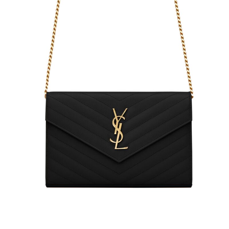 saint laurent classic cassandre chain wallet in grain de poudre black gold 22cm 377828bow011000 fffjo.jpg