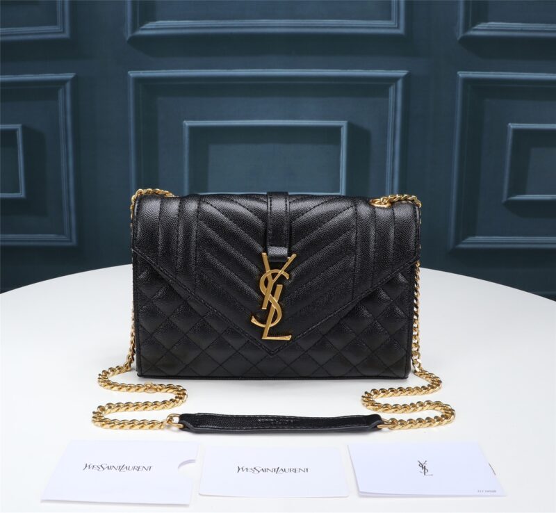 saint laurent envelope small in quilted grain de poudre embossed leather gold black 21cm 600195bow911000 td7qy.jpg