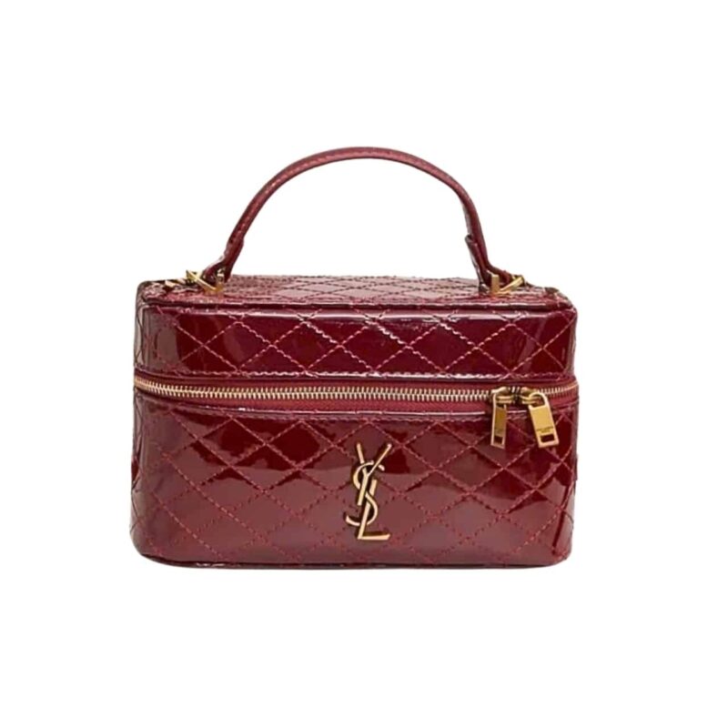 saint laurent gany vanity bag in patent leather wine red 19cm m964q.jpg