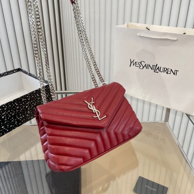 saint laurent loulou small chain bag wine red 25cm vzqom.jpg