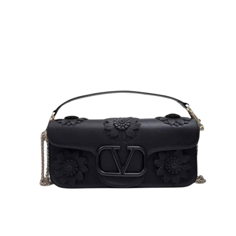 valentino garavani loco flower applique shoulder bag black 26cm rn378.jpg